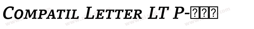 Compatil Letter LT P字体转换